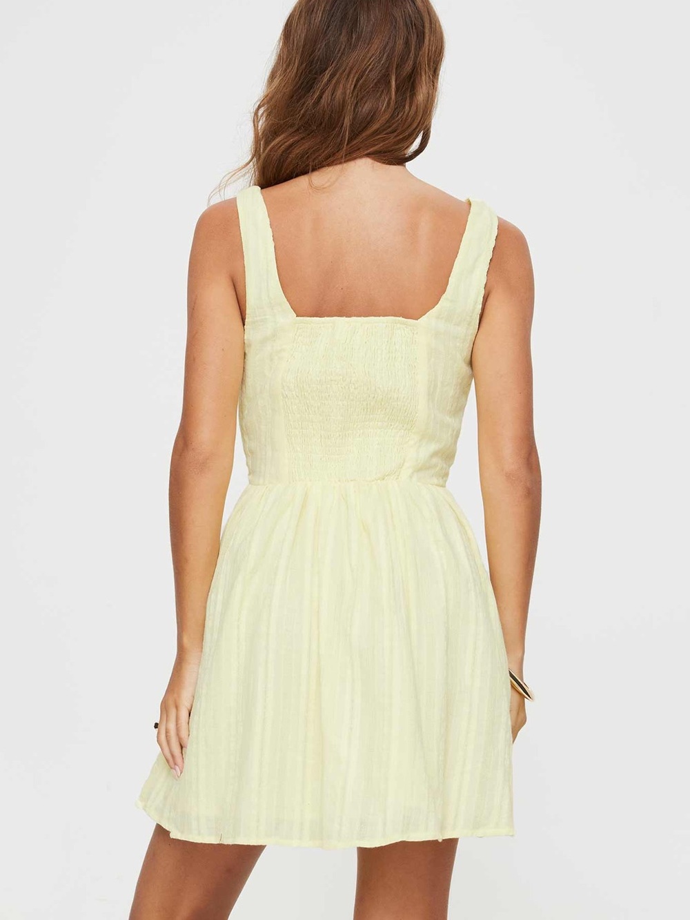 Princess Polly Lorinda Mini Dress Yellow - Picture 2 of 8